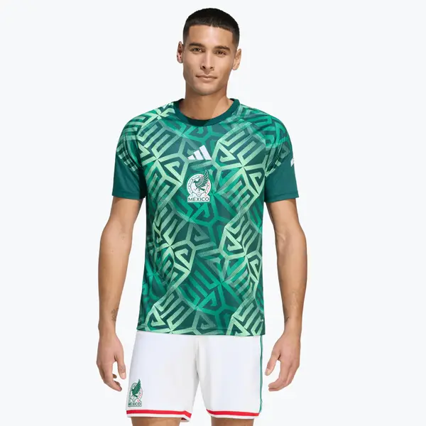 adidas Originals Dres adidas Mexico 26 Home Pre Match Jersey Aurora Ivy S