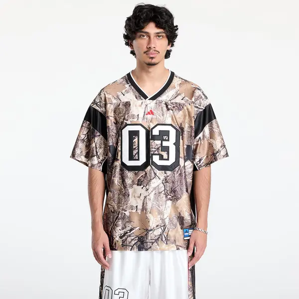 adidas Originals Dres adidas Originals Camo Football Jersey AOP Camel M