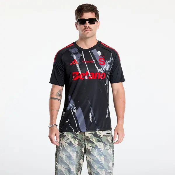 adidas Performance Dres adidas x Footshop x Sparta Custom Jersey Black/ Red L