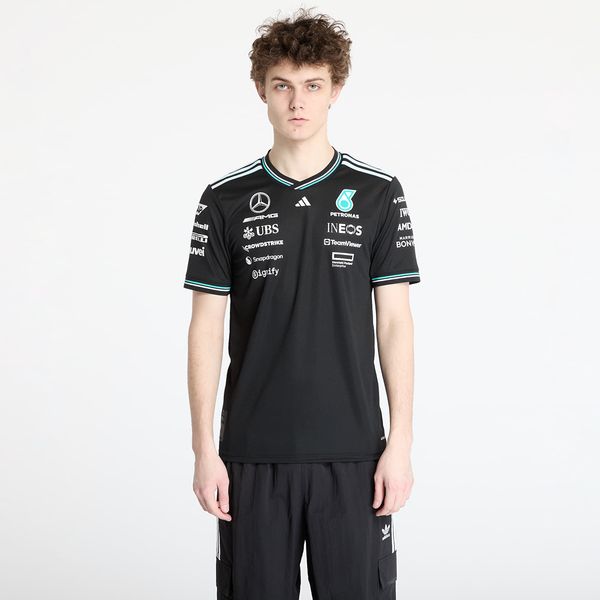 adidas Originals Dres adidas x Mercedes Amg Petronas Formula One Team Driver Authentic Jersey Black/ Black/ White XXL