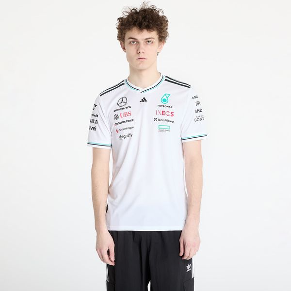 adidas Originals Dres adidas x Mercedes Amg Petronas Formula One Team Driver Authentic Jersey White/ White/ Black L