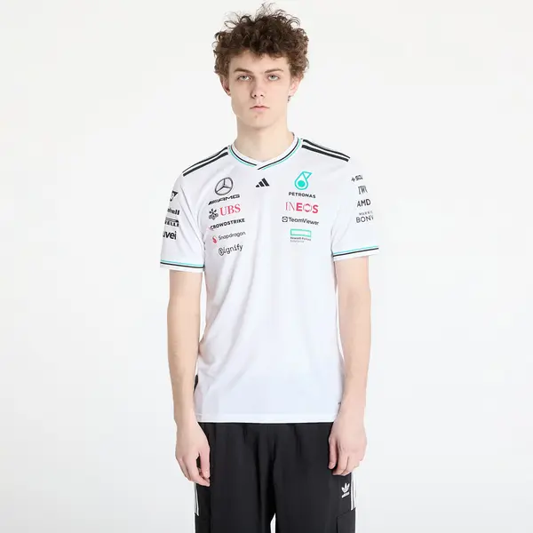 adidas Performance Dres adidas x Mercedes Amg Petronas Formula One Team Driver Authentic Jersey White/ White/ Black S