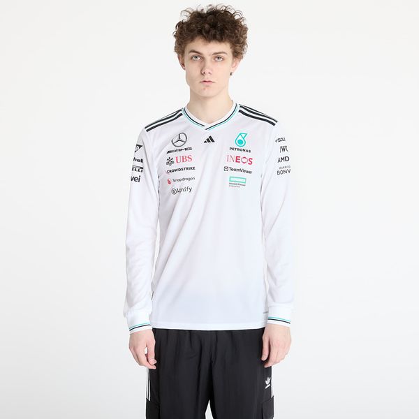 adidas Originals Dres adidas x Mercedes Amg Petronas Formula One Team Driver Authentic Long Sleeve Jersey White/ White/ Black S