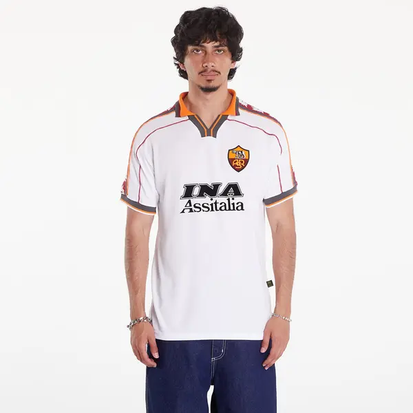 COPA Dres COPA AS Roma 1998 - 99 Away Retro Football Shirt UNISEX White M