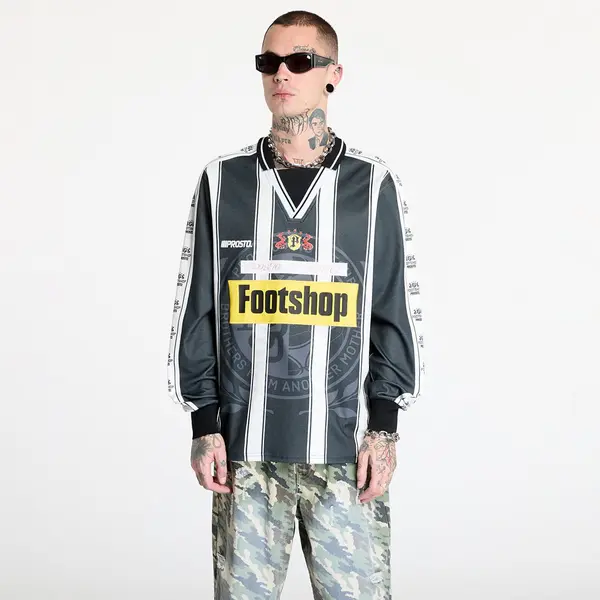 FTSHP Dres FTSHP x PROSTO Longsleeve Jersey UNISEX B&W Stripes XL