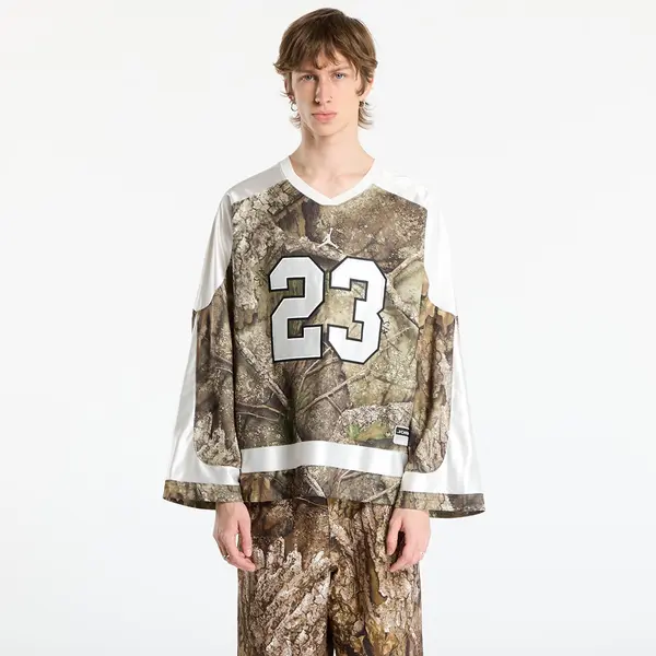 Jordan Dres Jordan Brooklyn Men's Realtree Hockey Jersey Medium Olive/ Sail/ Sail M