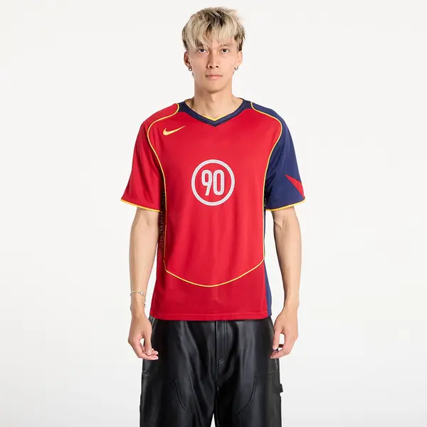 Nike Dres Nike Total 90 Men's Dri-FIT Soccer Jersey Gym Red/ Midnight Navy/ University Gold L