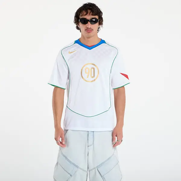 Nike Dres Nike Total 90 Men's Dri-FIT Soccer Jersey White/ Italy Blue/ Sport Red/ Metallic Gold M