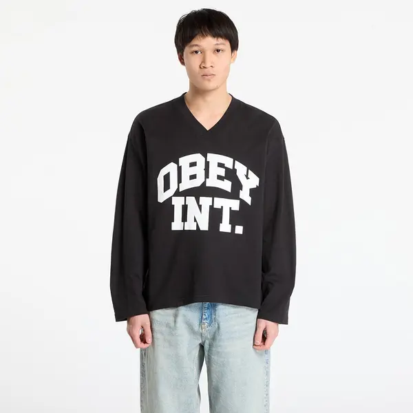 OBEY Clothing Dres OBEY Football Jersey Ls Black L