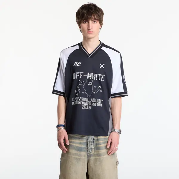 Off-White Dres Off-White Soccer V-Neck S/S T-Shirt 1 Black S