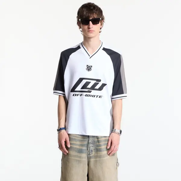 Off-White Dres Off-White Soccer V-Neck S/S T-Shirt 3 White M