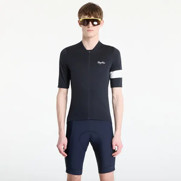Rapha Dres Rapha Men's Core Jersey Black/ White M