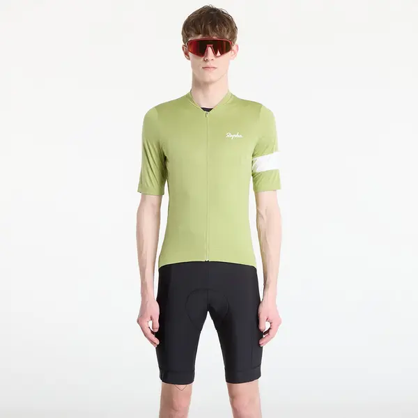 Rapha Dres Rapha Men's Core Jersey Fern/ White M