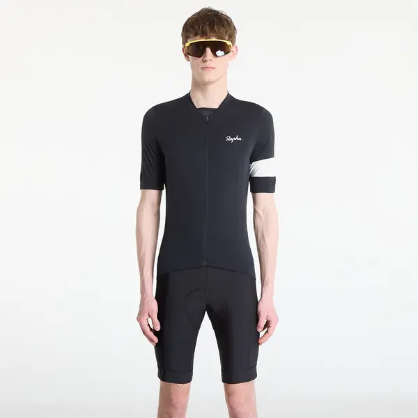 Rapha Dres Rapha Men's Core Lightweight Jersey Black/ White M