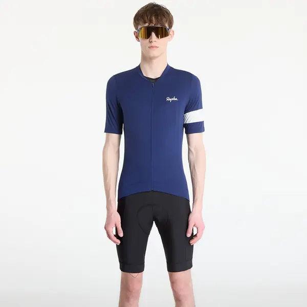Rapha Dres Rapha Men's Core Lightweight Jersey Navy/ White S