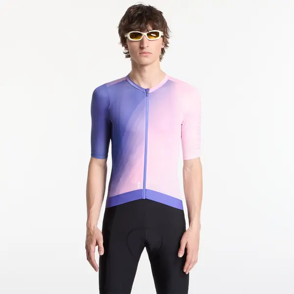 Rapha Dres Rapha Men's Pro Team Training Jersey Surface Print - Blue L