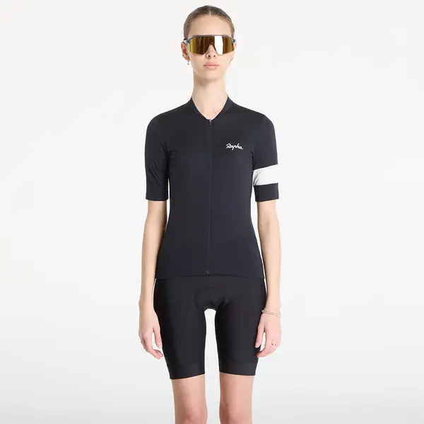 Rapha Dres Rapha Women's Core Lightweight Jersey Black/ White XS