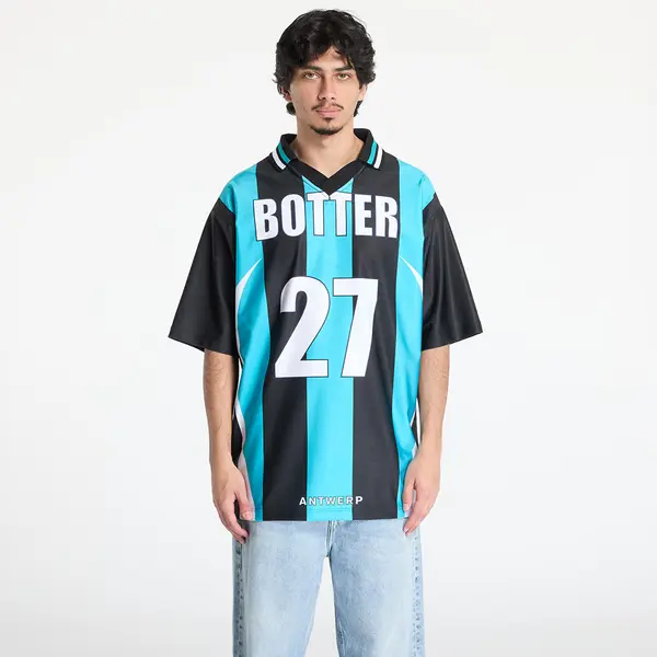 Reebok Dres Reebok x Botter LTD Reverse Soccer Tee Striped Navy/ Aqua Blue S
