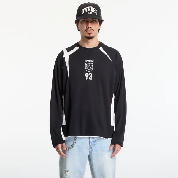 REPRESENT Dres REPRESENT Star Football Long Sleeved UNISEX Jet Black M