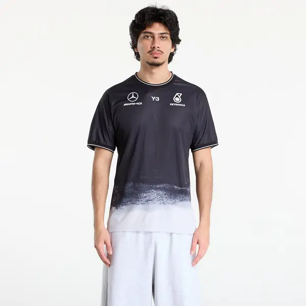 Y-3 Dres Y-3 Mercedes AMG Petronas Formula 1 Team Mechanics Short Sleeve Jersey Black XL