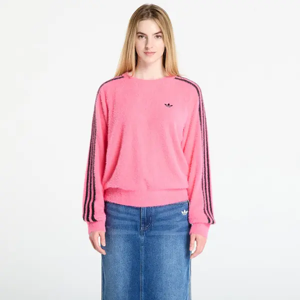 adidas Originals Džemper adidas Adicolor Holiday Knit Sweatshirt Lucid Pink XS