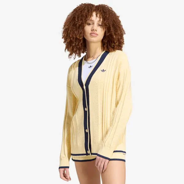 adidas Originals Džemper adidas Cable Knit Cardigan Warm Vanilla M
