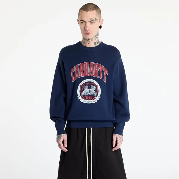 Carhartt WIP Džemper Carhartt WIP Library College Sweater UNISEX Ink S