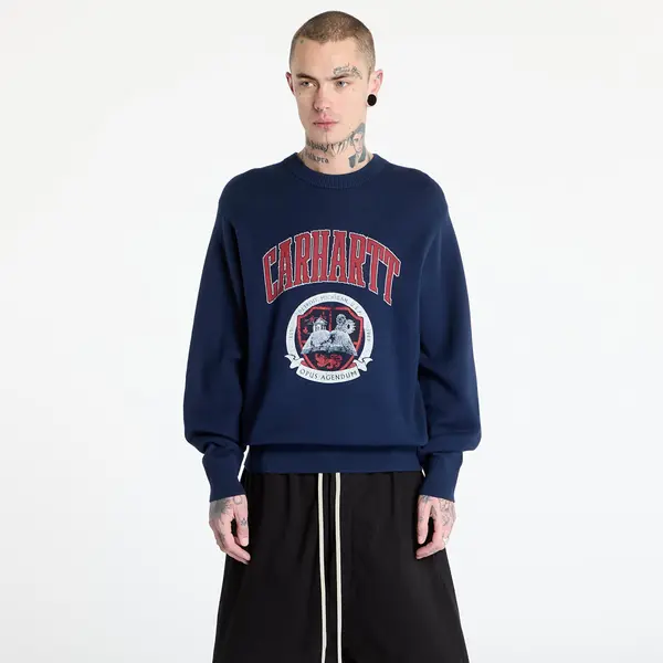 Carhartt WIP Džemper Carhartt WIP Library College Sweater UNISEX Ink XS