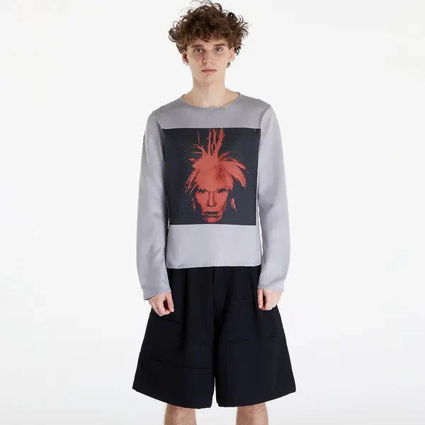 Comme des Garçons SHIRT Džemper Comme des Garçons SHIRT Sweater Grey/ Red XL