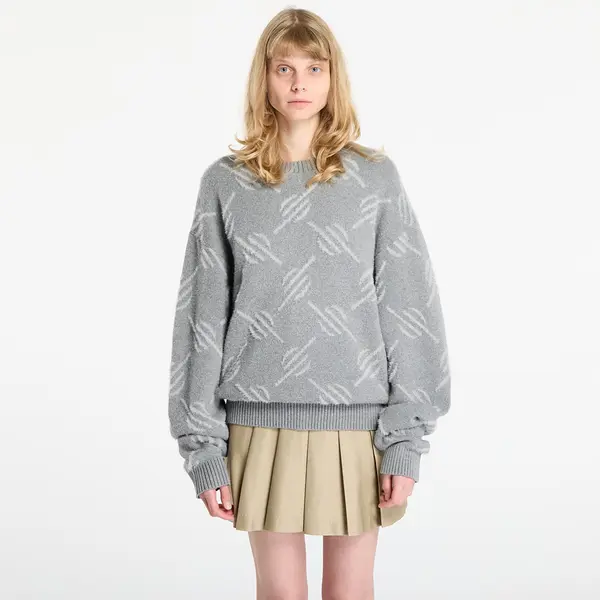 Daily Paper Džemper Daily Paper Tevin Monogram Knit Sweater Grey S