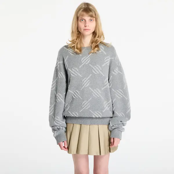 Daily Paper Džemper Daily Paper Tevin Monogram Knit Sweater Grey S