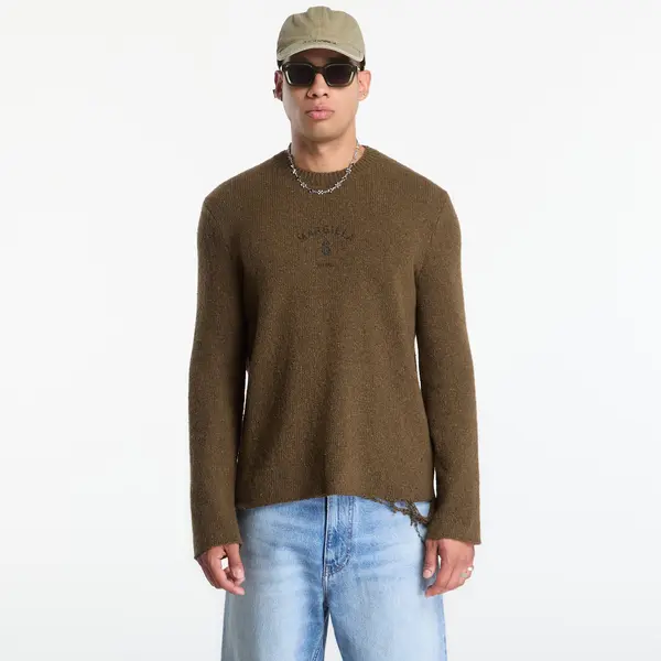 MM6 Maison Margiela Džemper MM6 Crewneck Khaki/ Black Print L