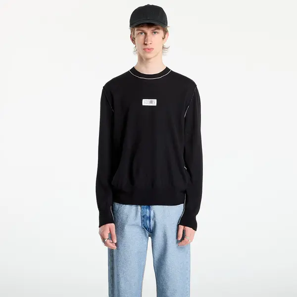 MM6 Džemper MM6 Wool Jumper Black L