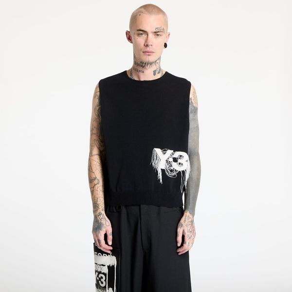 Y-3 Džemper Y-3 Logo Knit Vest UNISEX Black S
