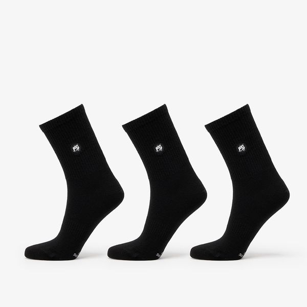 Footshop Footshop Short Socks 3-Pack Black 43-46