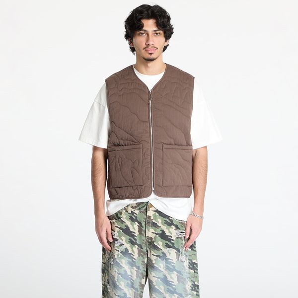 FTSHP FTSHP Silver Lining Quilted Vest UNISEX Brown XS