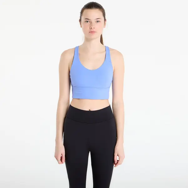 adidas Performance Grudnjak adidas 3 Stripes Studio All Me Light Support Bra Blue Fusion XL