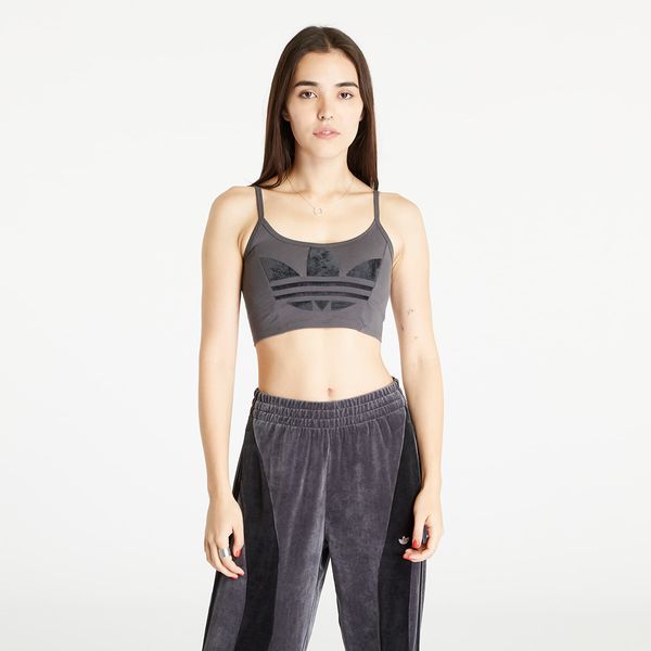 adidas Originals Grudnjak adidas Bra Top Grey Six XL