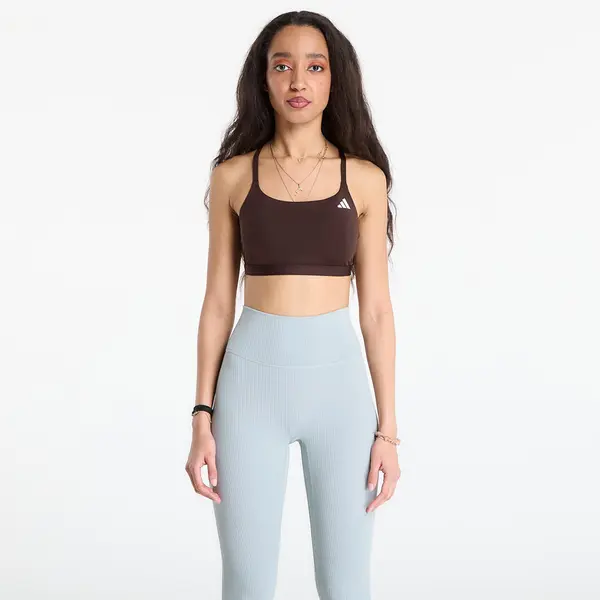 adidas Performance Grudnjak adidas Optime Essentials Workout Light Support Bra Aurora Coffee M