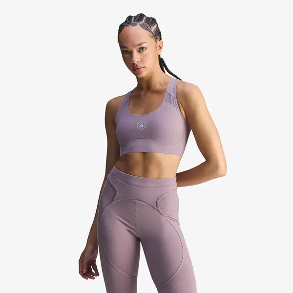 adidas Performance Grudnjak adidas x Stella Mccartney Power Impact Training Bra Medium Support Legacy Purple M