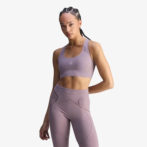 adidas Performance Grudnjak adidas x Stella Mccartney Power Impact Training Bra Medium Support Legacy Purple M