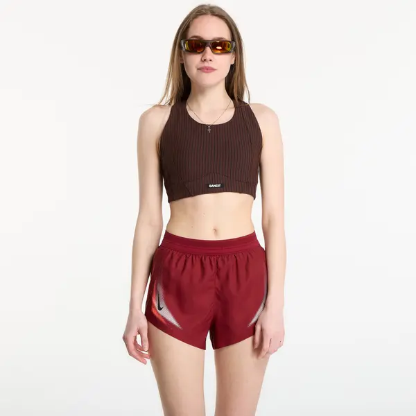 BANDIT Grudnjak BANDIT Women's Striped Cadence™ Longline Bra Cacao/ Black XS