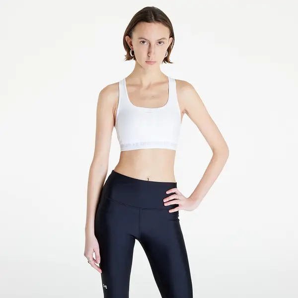 Under Armour Grudnjak Under Armour W Crossback Mid Bra White/ Halo Gray XS