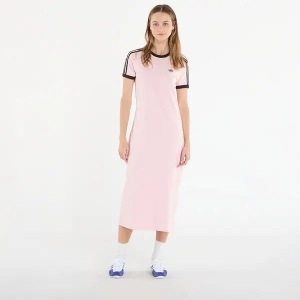 adidas Originals Haljina adidas 3 Stripes Dress (Slim) Sandy Pink/ Aurora Coffee XS