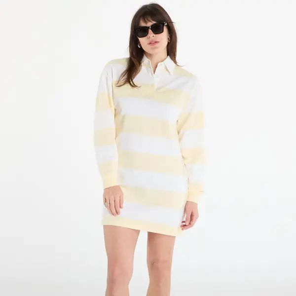 Calvin Klein Haljina Calvin Klein Jeans Ls Varsity Stripe Mini Polo Dres Snow White Stripe L