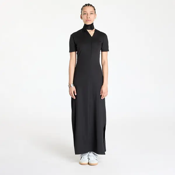 Y-3 Haljina Y-3 Fitted Neck Closure Dress Black M