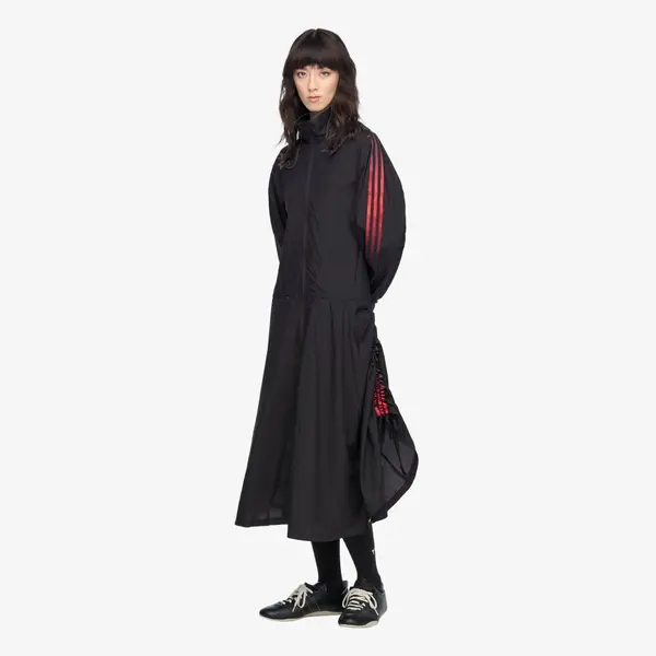 Y-3 Haljina Y-3 Gradient 3 Stripes Nylon Track Dress Black XS