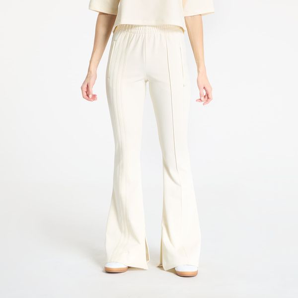 adidas Originals Hlače adidas 3 Stripes Flared Firebird Trackpant Cream White M