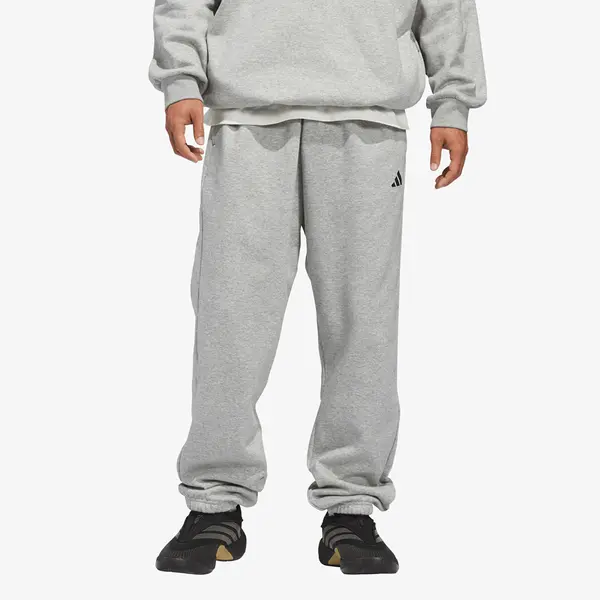 adidas Originals Hlače adidas Basketball Fleece Joggers (Gender Neutral) Medium Grey Heather XL