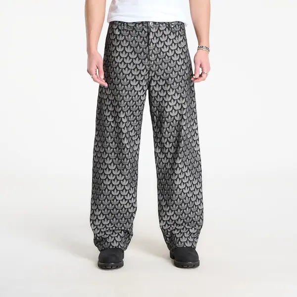 adidas Originals Hlače adidas Denim Loose Monogram Pants Black 32